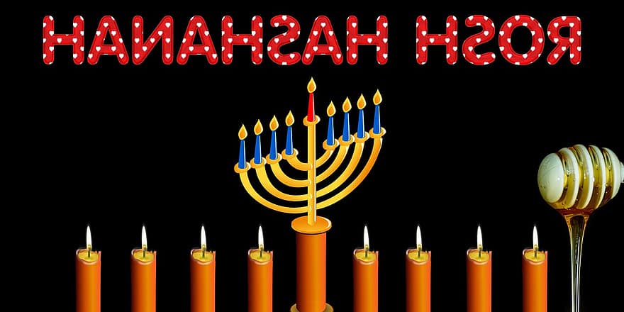 Ros hashanah, shana tova, zsidó, zsidó új év, sófar, Yom Teruah, újév, vallás, ima, ünneplés, édesem