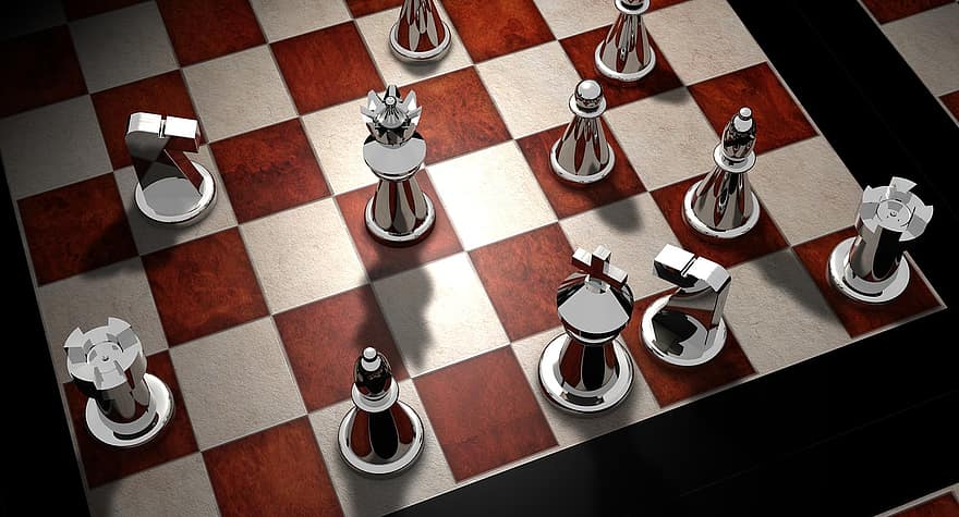 Chess, Figures, Chess Pieces, King, Lady, Strategy, Chess Board, Play, Horse