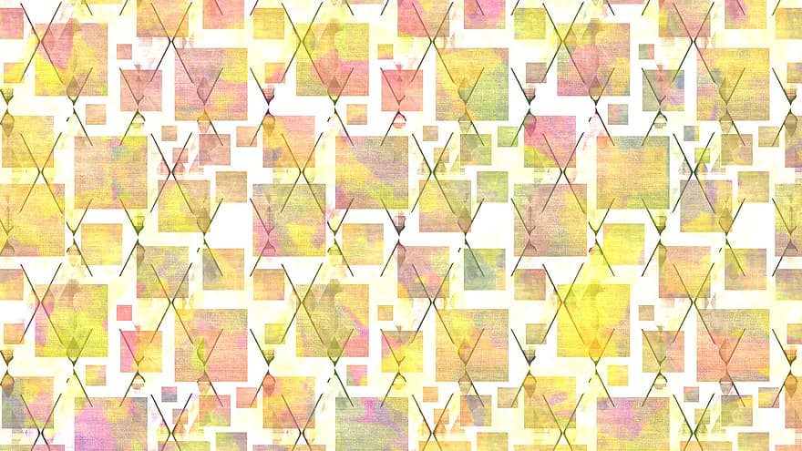 Digital Paper, Rhomboid, Square, Background, Pattern, Colorful, Multicolored, Rhombus, Checkered, Abstract, Mosaic
