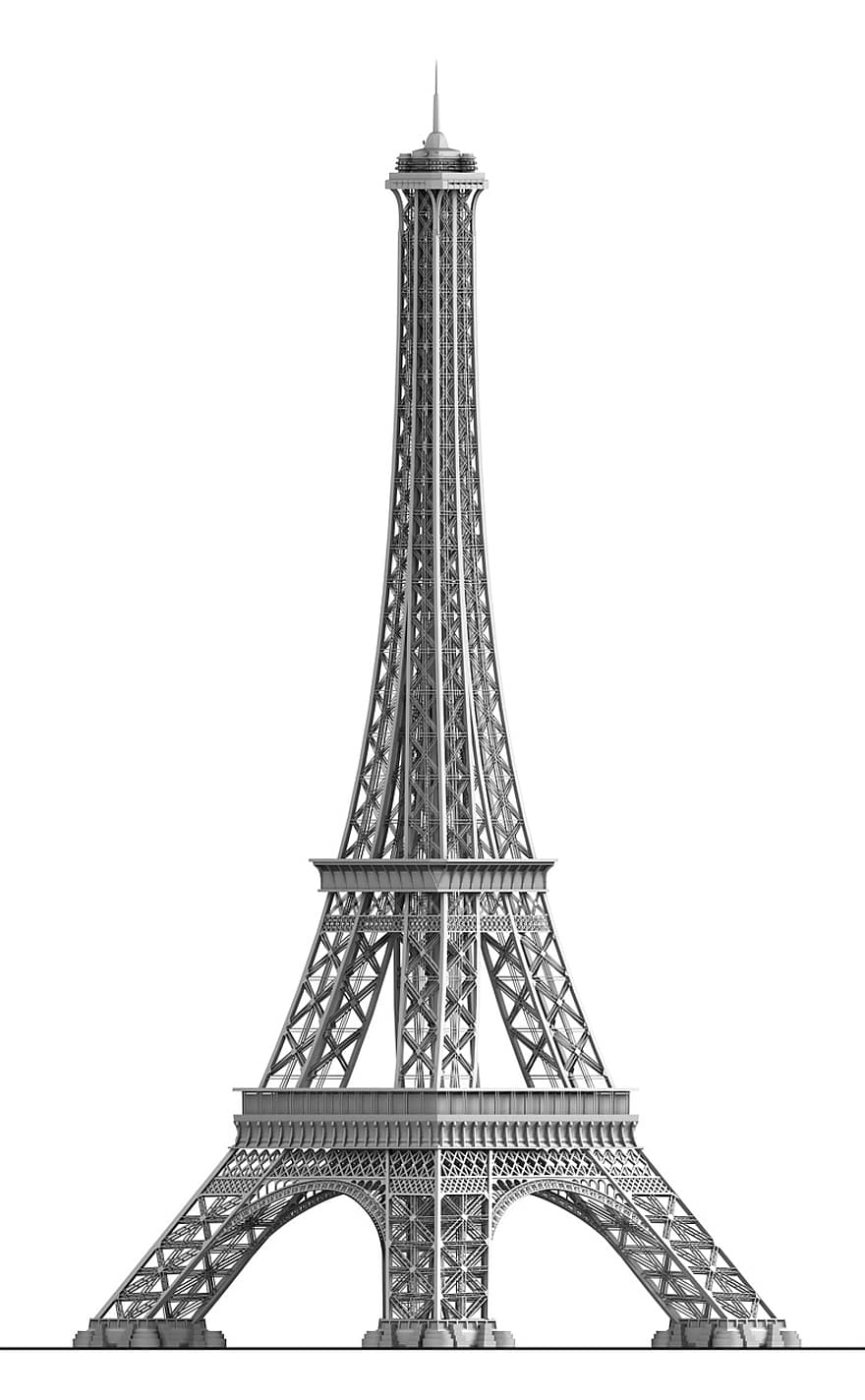 Eiffeltoren, Parijs, eifel, Frankrijk
