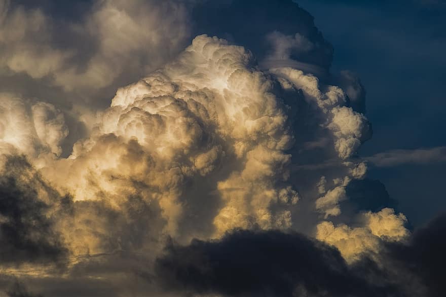 Clouds, Sky, Storm, Cloudy, Cloudy Sky, Fluffy Clouds, Weather, Atmosphere, Nature, Cloudscape, Skyscape