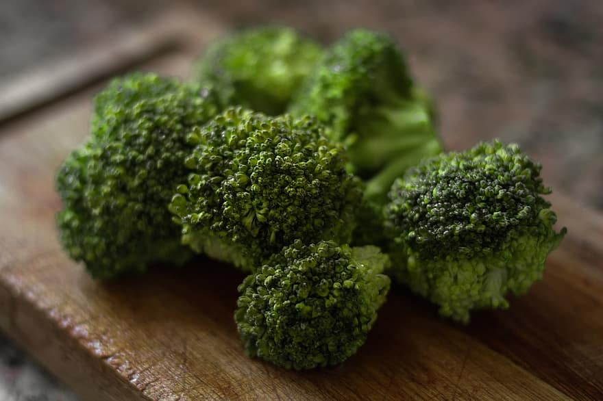 broccoli, cibo, verdura, verdure, mangiare, salutare, verde, fresco, insalata, cucinare, vegano