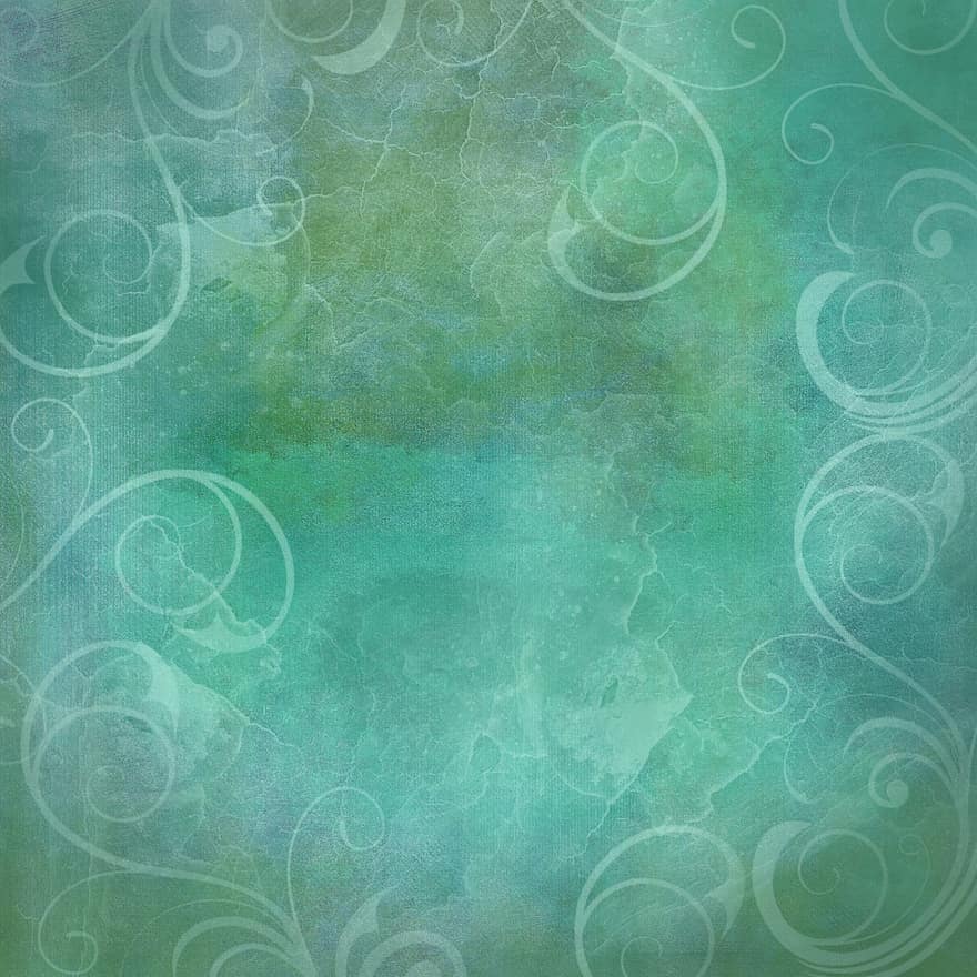 Background, Green, Blue, Turquoise
