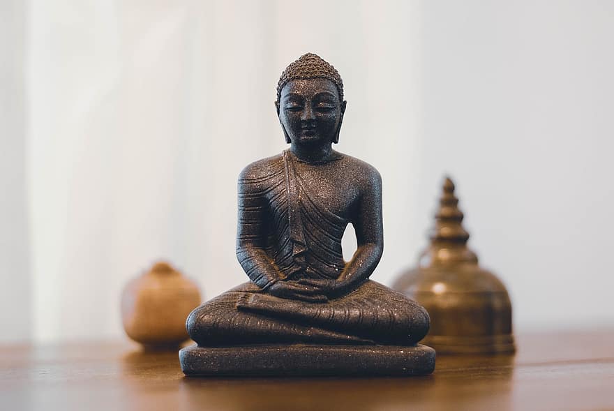 статуя, Буда, будизъм, реликви, медитация, религия, духовен, скулптура, будист, медитирам, отдих