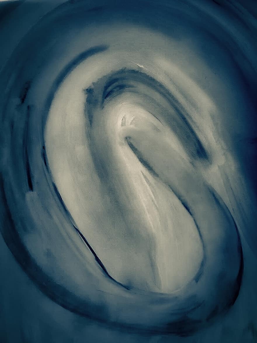 Τζένιφερ Ριάζ, αφηρημένη τέχνη, ψηφιακή τέχνη, μπλε, καμπύλες, ψηφιακό, σχέδιο, φόντο, υφή, δημιουργικός, χρώμα