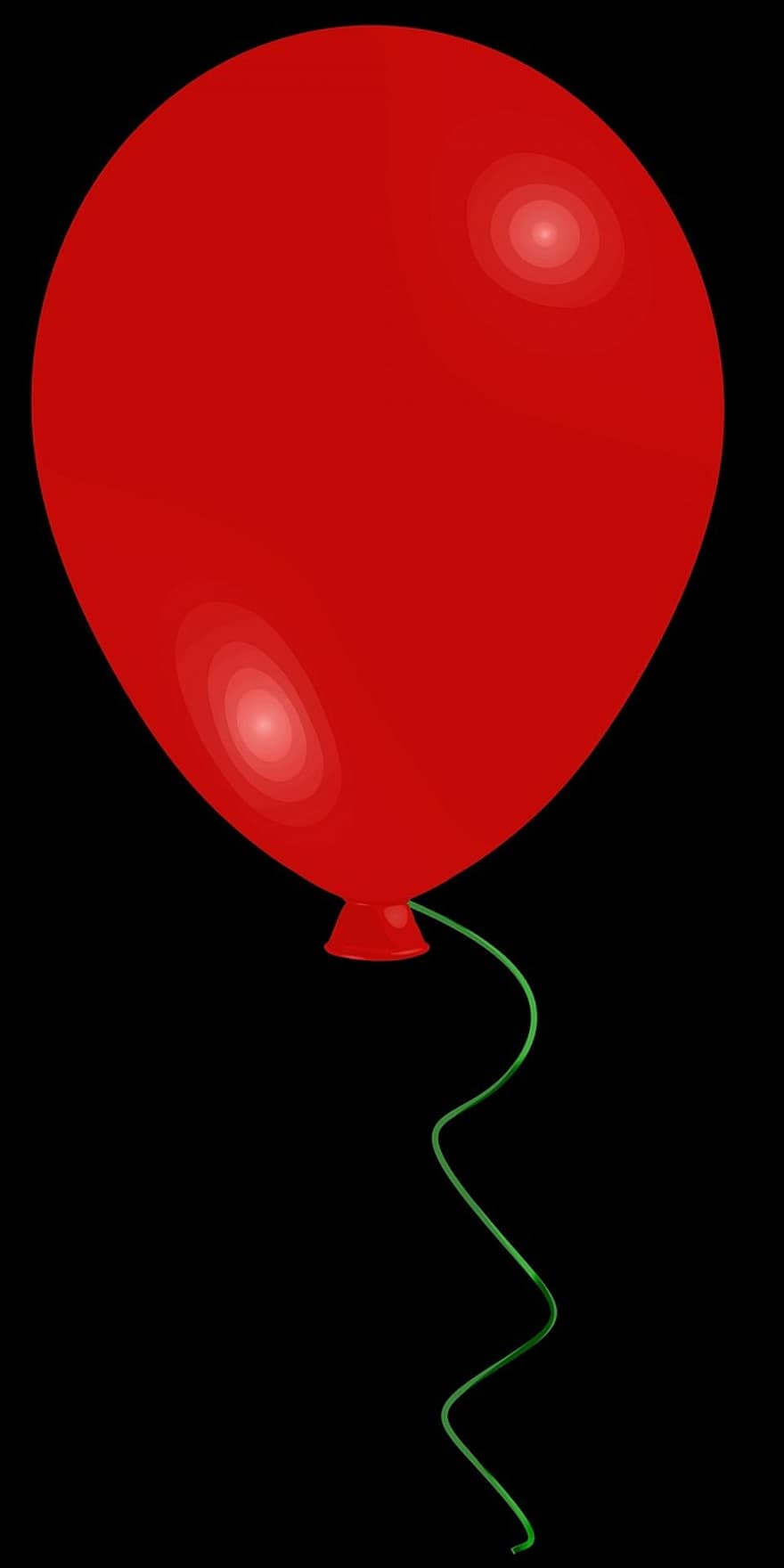 балон, червен, слоеве, играчка