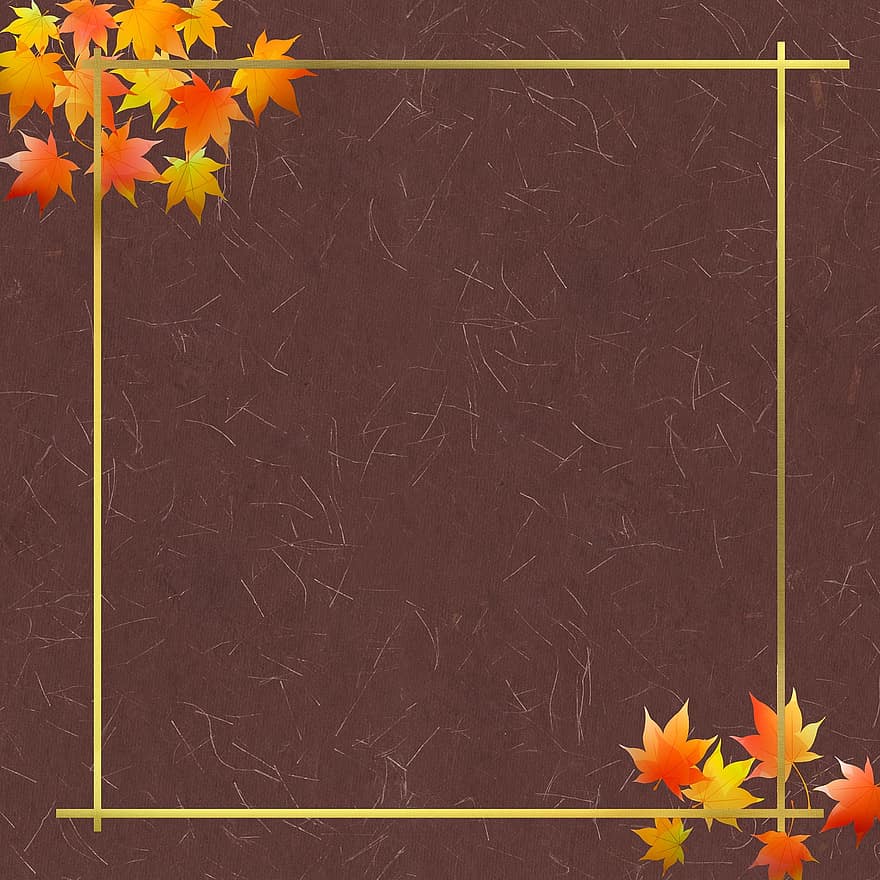 Herbst Hintergrund, Blumen-, Blätter, Rahmen, romantisch, Blumen, Gruß, Muster, nostalgisch, Jahrgang, Postkarte