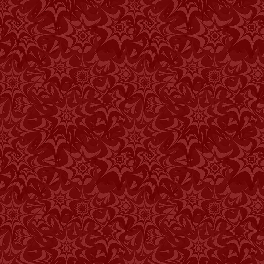 Star, Curved, Shape, Maroon, Pattern, Seamless, Color, Background, Repeating, Seamless Patterns, Decoration
