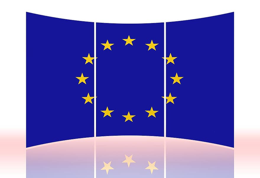 európai, brexit, ikon, tervezés, szimbólum, Európa, unió, zászló, jel