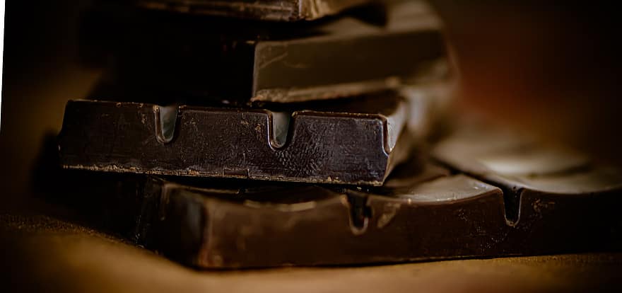шоколад, тъмен шоколад, много вкусен, блокчета шоколад, Био шоколад, Chocolatier, парчета шоколад, тапет за храна, калории, анти стрес, Горчив вкус