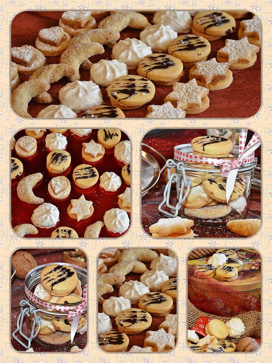 bánh quy, Banh qui giang sinh, crescents, vanillekipferl, nướng, giáng sinh, bánh ngọt, bánh ngọt ngon, bánh nhỏ, bột, thủ công