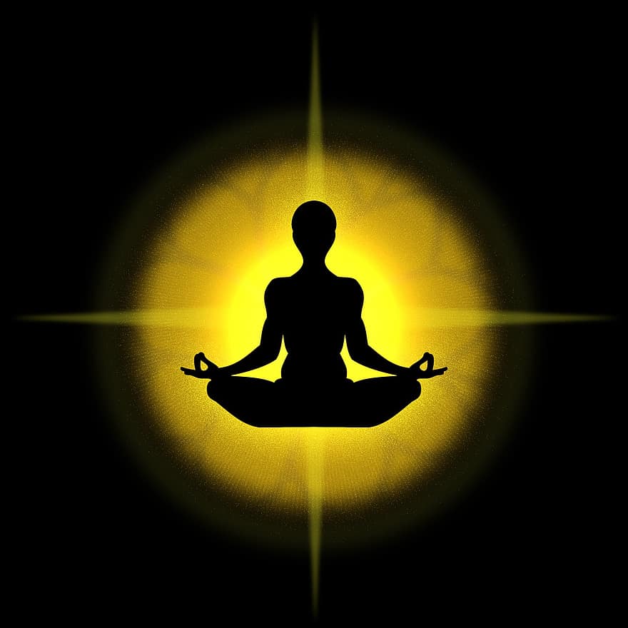 meditación, yoga, relajación, chakra, Buda, creativo, meditando, posición de loto, espiritualidad, budismo, haciendo ejercicio