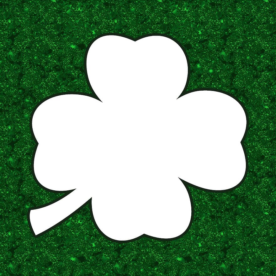 platshållare, ikon, vitklöver, fyrklöver, klöver, blad, fyra löv, patrick, St Patricks Day, Semester, irländsk