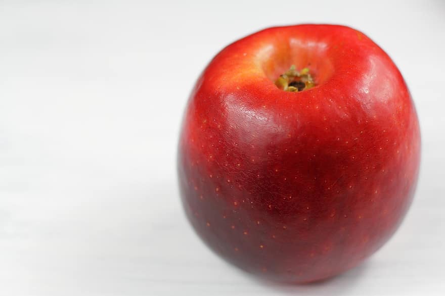 Pomme, fruit, aliments, Frais, en bonne santé, mûr, rouge, biologique, sucré, produire, récolte