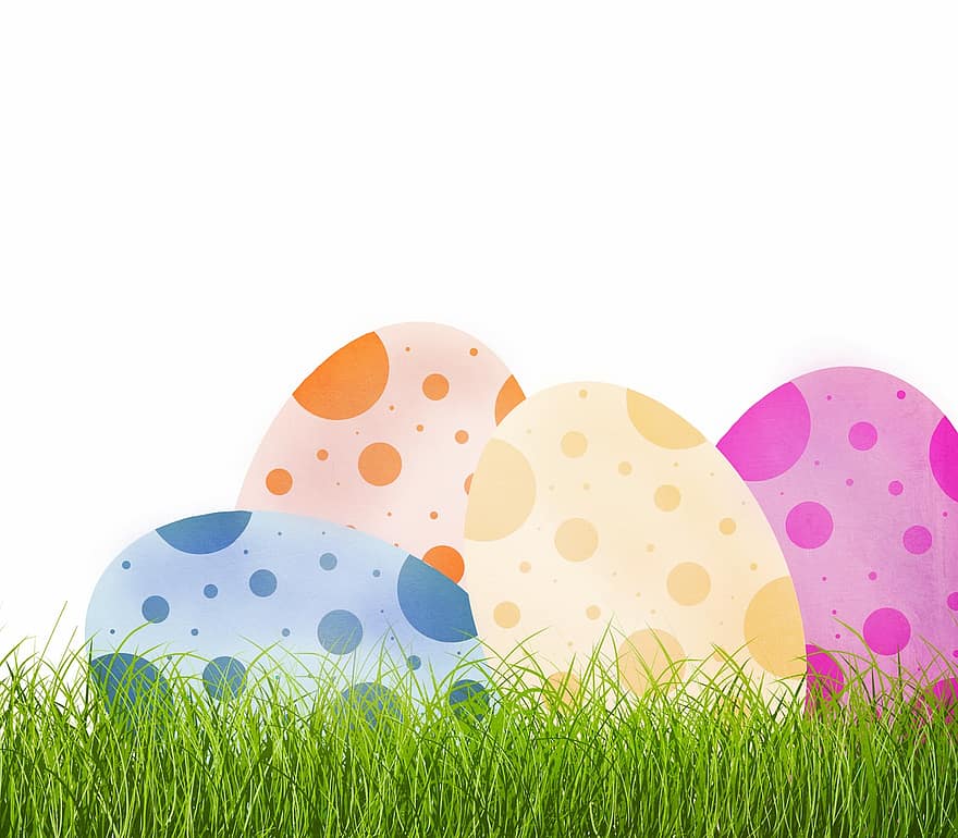 Wielkanoc, pisanki, kolorowy, jajka, jajko, dekoracja, wiosna, kolor, uroczystość, wesoły, Zajączek wielkanocny