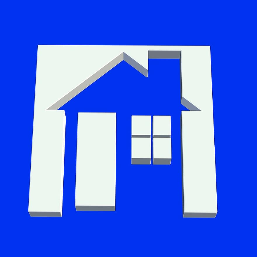 huis, maison, woonkamer, appartement, eigendom, symbool, icoon, het formulier, tegel, karakteristiek, indicator