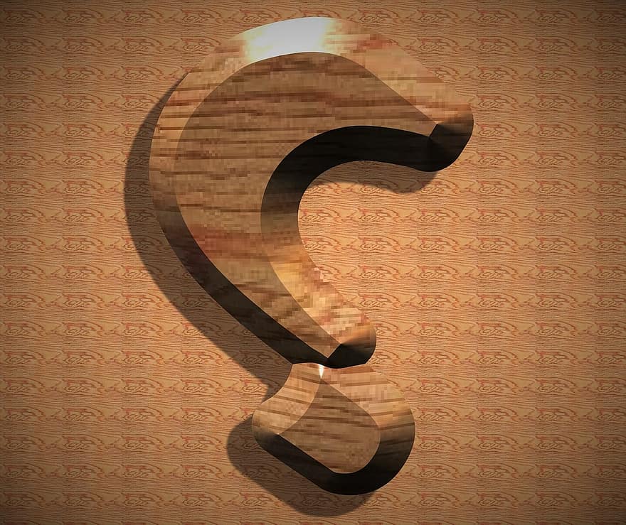 Question Mark, Wood, Icon, Doubt, Unknown, Information, Search, Isolated, Expression, Suspicion, Concept