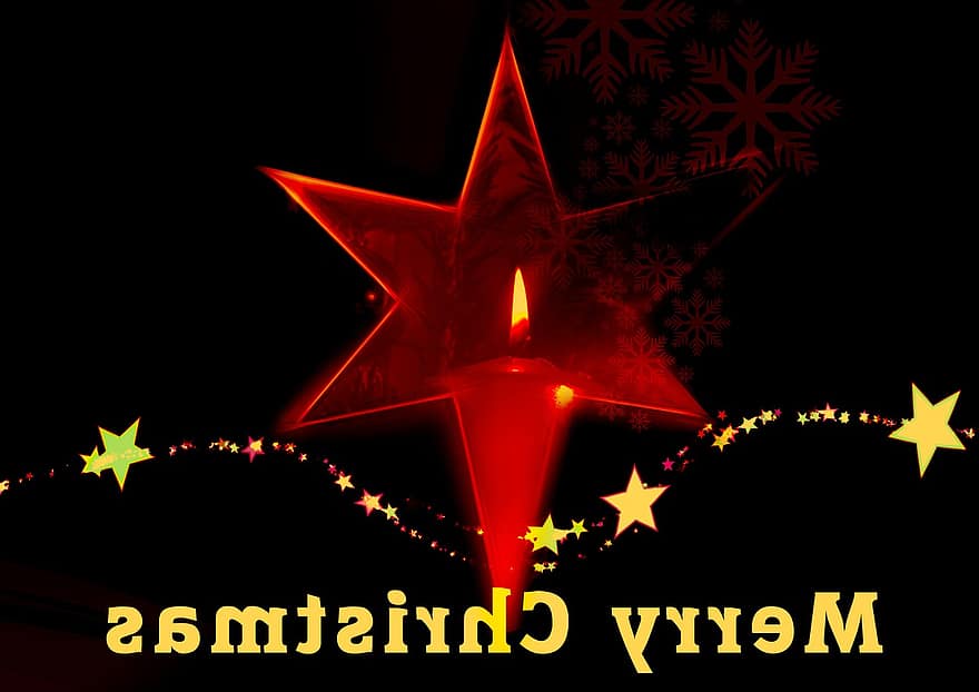 atėjimas, žvaigždė, Kalėdos, poinsettia, žvakė, festivalis, šeima greitai, Kūčios, Kalėdų Senelis, dovanos, atmosfera
