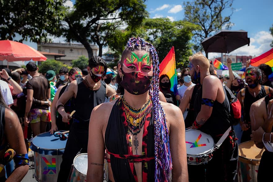 хомосексуален, гордост, лесбийка, ЛГБТ, дъга, транссексуални, култури, традиционен фестивал, парад, многоцветни, празненство