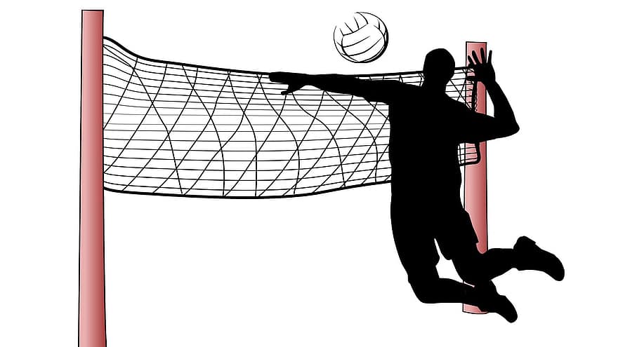 Volleyball, Sports, Ball, Game, Net, Jump, Player, Hit, Exercise, Athlete