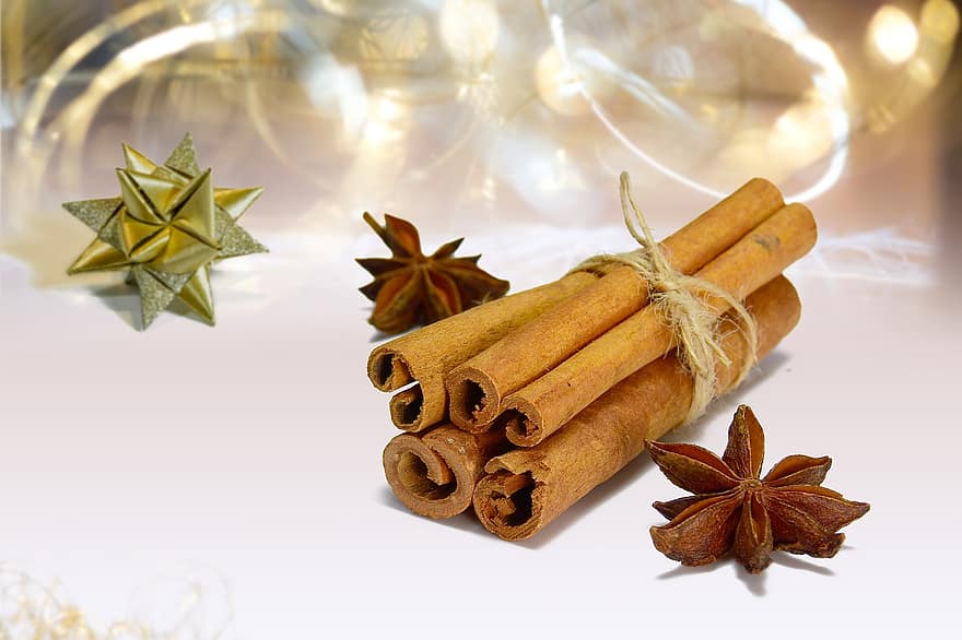 Cinnamon, Star Anise, Spices, Christmas, Cinnamon Sticks, Anise, Advent, Flavoring, Food