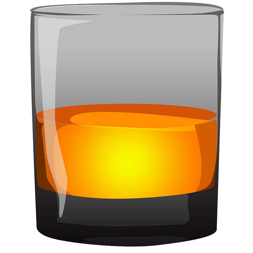 whisky, boisson, verre, de l'alcool, alcoolique