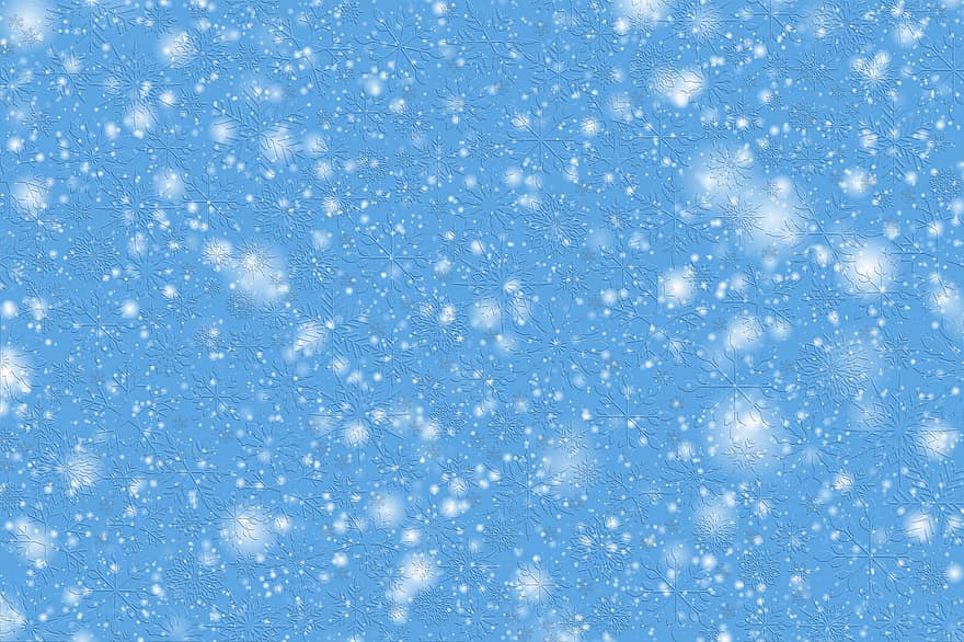 Snowflakes, Snow, Ice Crystal, Snowfall, Christmas, Winter, Background
