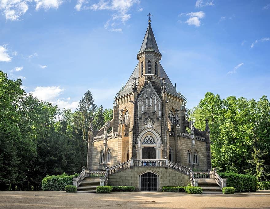 Schwarzenbergo kapas, mauzoliejus, architektūra, třeboň, bohemija, Čekijos Respublika, pietų bohemija, pastatas, Europa, kapinės, kapas