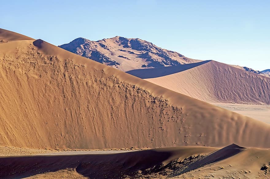 صحراء ، رمال ، الكثبان الرملية ، المناظر الطبيعيه ، طبيعة ، ناميبيا