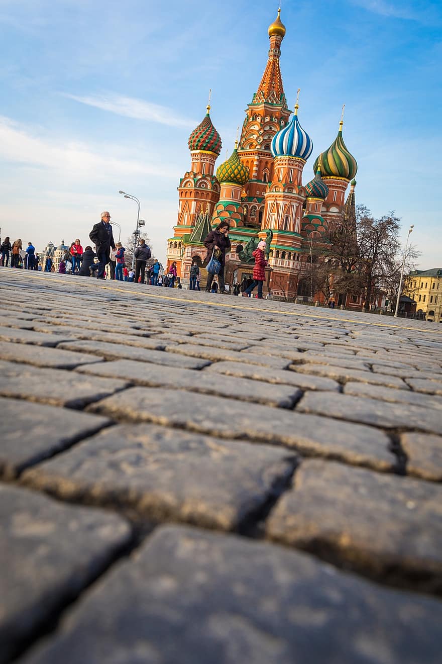 Catedrala din Basil, Moscova, Rusia, arhitectură, bazilică, creştinism, biserică, oraș