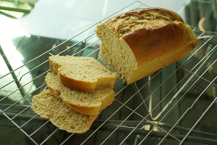 रोटी, बेक किया हुआ, खाना, कटा हुआ, पाव रोटी, ताजा बेक्ड, पकाना, घर का बना