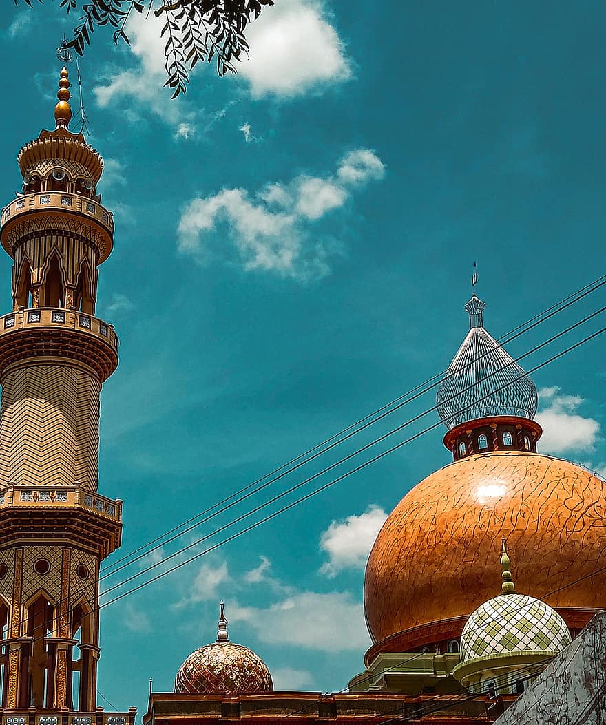 Moschee, Reise, Tourismus, Islam, die Architektur, Himmel, Ramadan