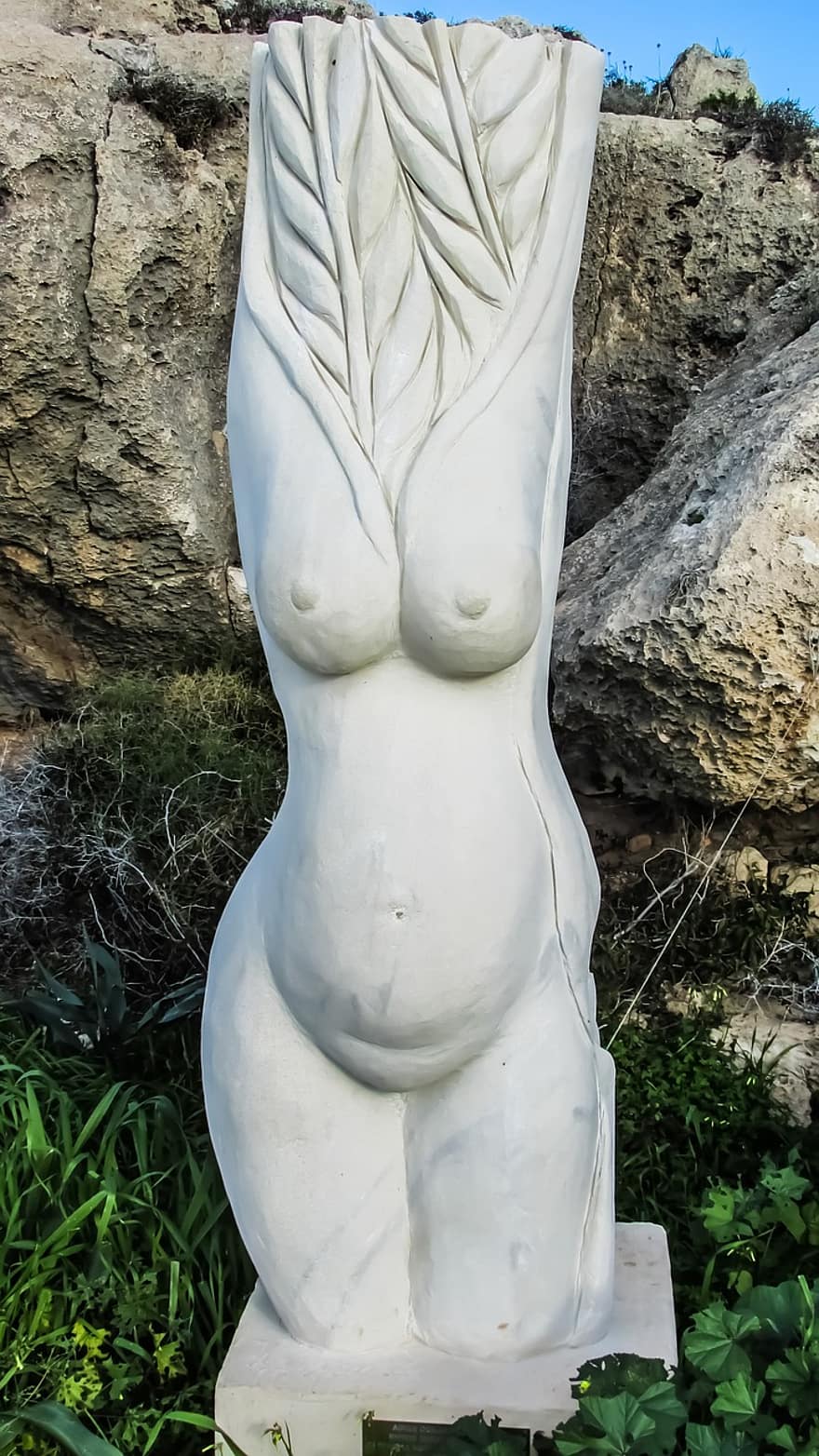 Kypros, ayia napa, skulpturpark, fruktbarhet