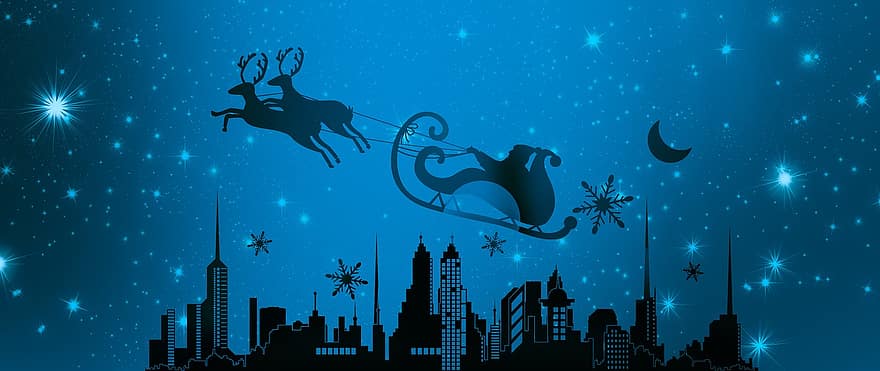 Christmas, Holidays, Santa Claus, Reindeer, Greetings, Atmosphere, Advent, Embassy, Christ, Decoration, December