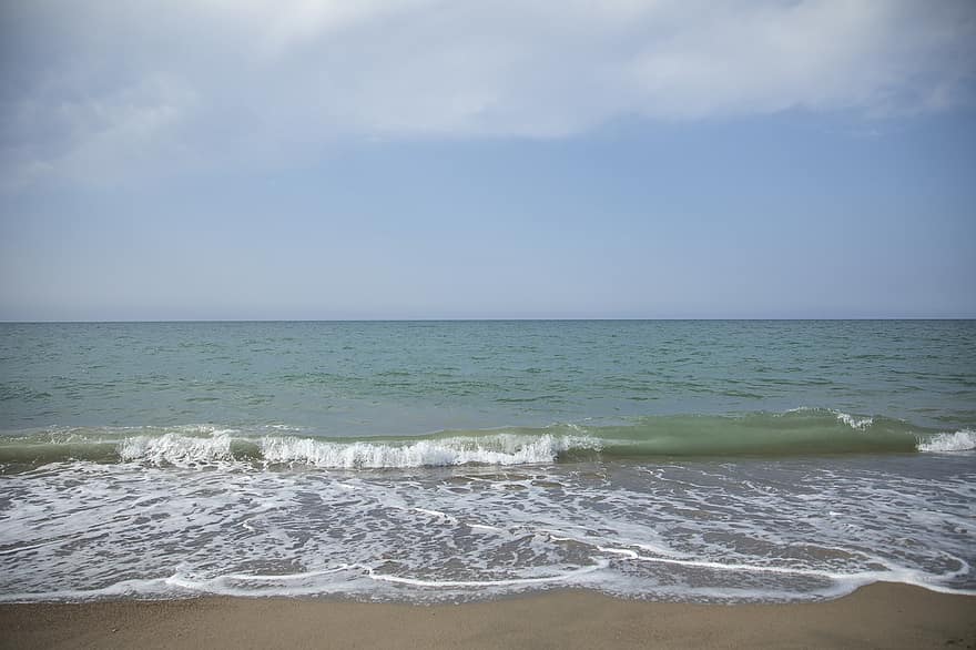 Marin, plage, vague, le sable, océan, vacances, tourisme, Voyage, Contexte, la nature, belle