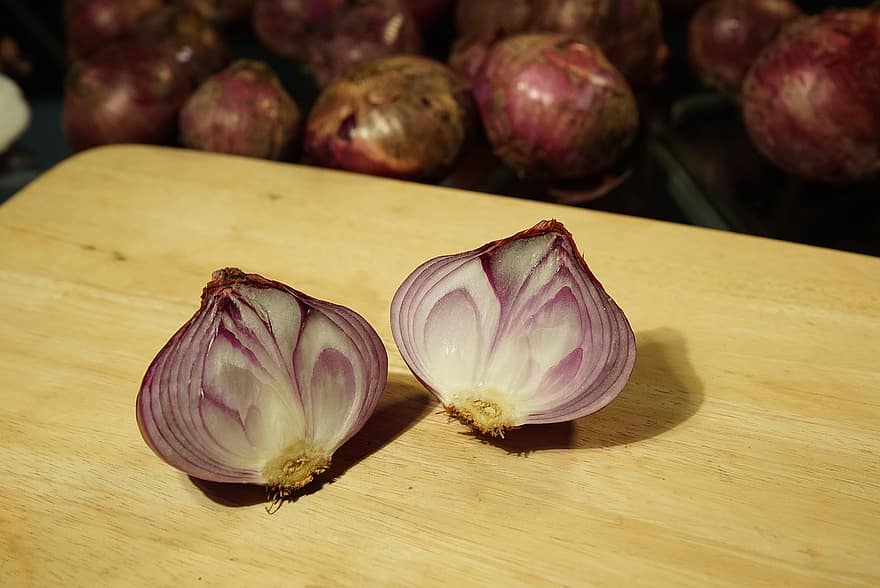 Onions, Common Onion, Vegetables, Bulb Onion, Sliced, Food, Ingredient