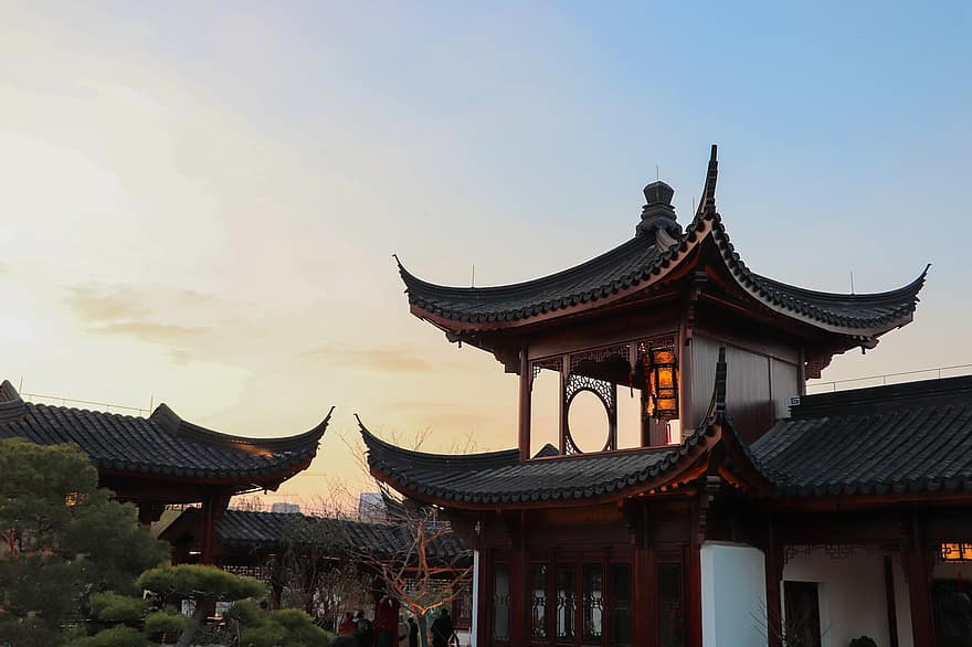 templo, China, antigo, tradição, pavilhão, culturas, arquitetura, cobertura, lugar famoso, religião, história