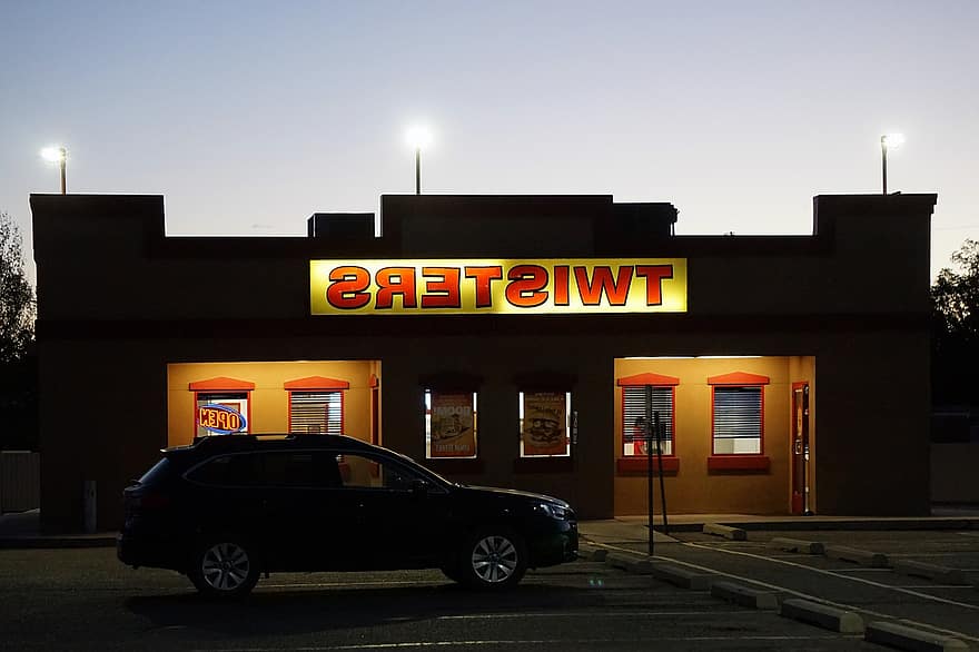 comida rápida, twisters, Novo México, Albuquerque