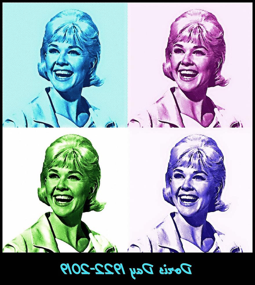 Doris Day, Actress, Pop Art, Cinema, Vintage, Movies, Pictures, Hollywood, Actor, Cinematography, Frame