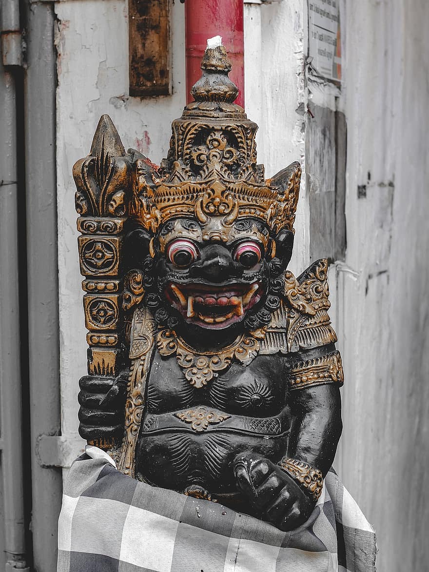 statula, dievybė, šventykla, tradicija, kultūrą, hindu, Bali, kultūros, religija, budizmas, architektūra