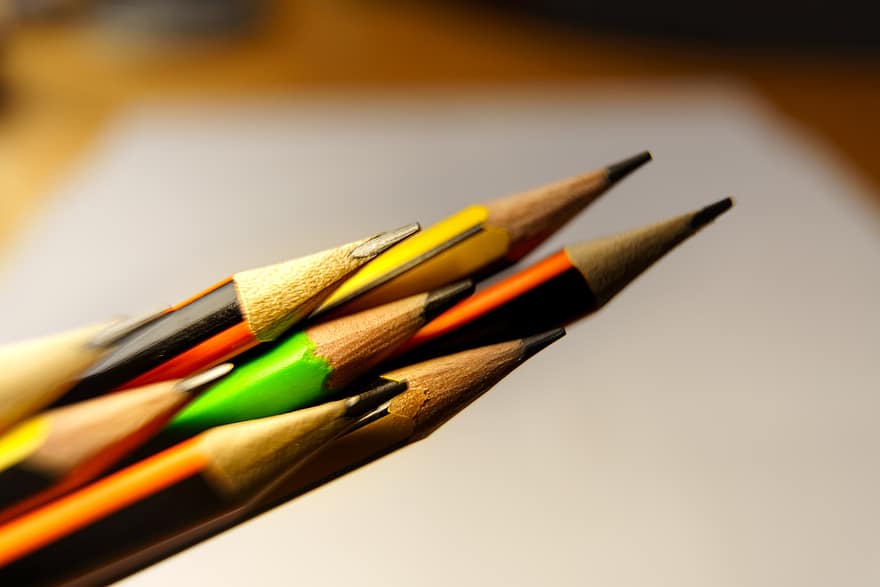 pensil, tips, penulisan, tajam, seni, kreativitas