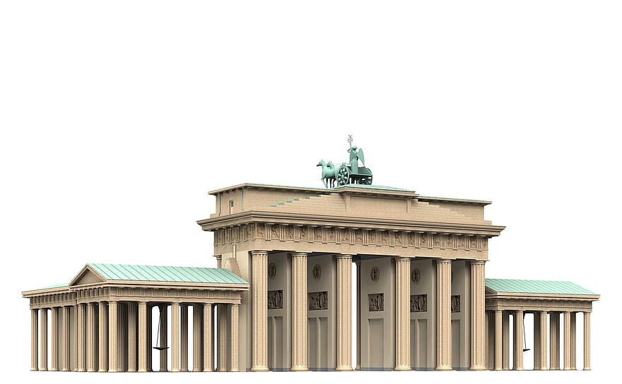 Brandenburg, Цель, Берлин, строительство, достопримечательности, исторически, туристы, Привлечение, ориентир, фасад, путешествовать