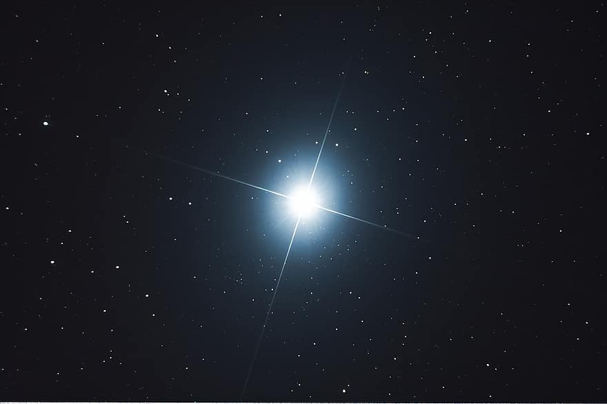 Sirius, bintang, anjing besar, cemerlang, langit