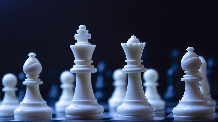 sjakk, strategi, sjakkbrett, taktikk, spill, konkurranse, spille, dronning, konge, suksess, fritidsspill