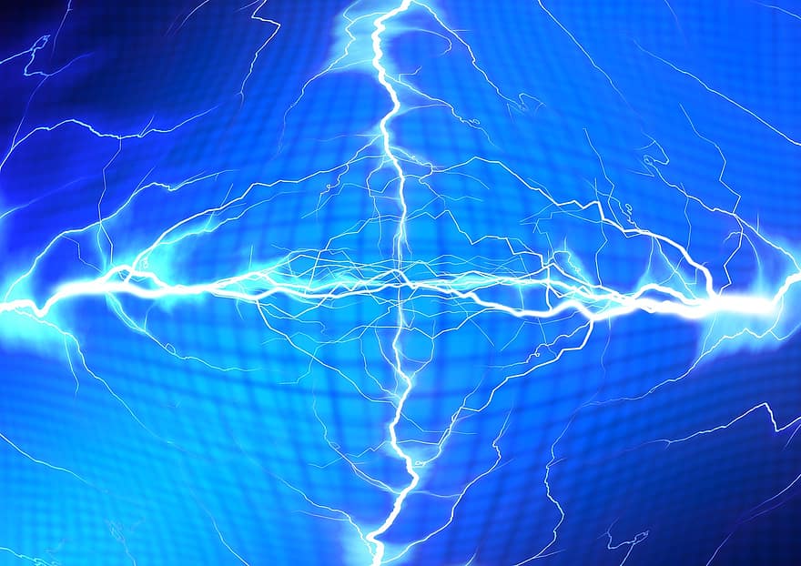 Flash, Electricity, Energy, Current, Charge, Unloading, Voltage, Background, Wallpaper, Grid, Web