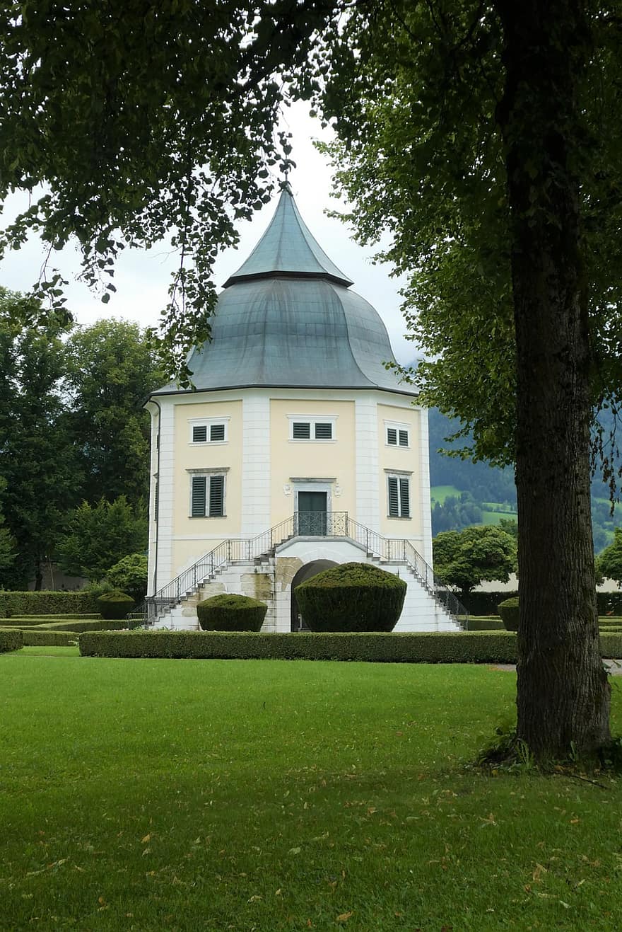 padiglione del giardino, parco, lavori di costruzione, architettura, Arte barocca, giardino, Austria
