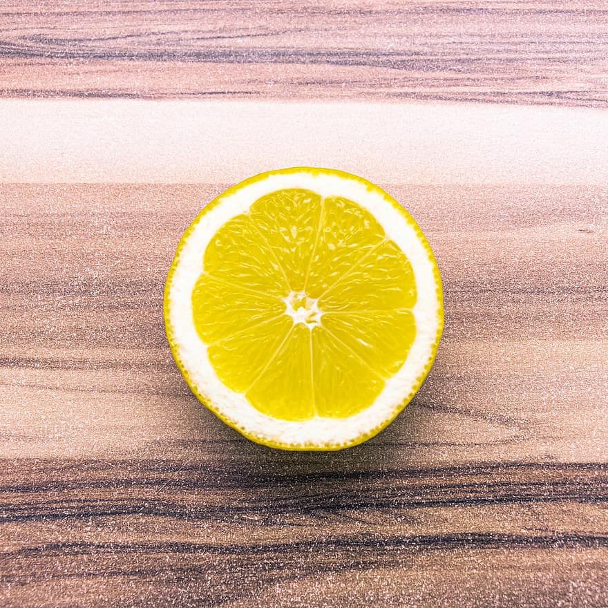 citron-, frukt, citrus-, skära, färsk, skiva, rå, mogen, sur, organisk, hälsosam