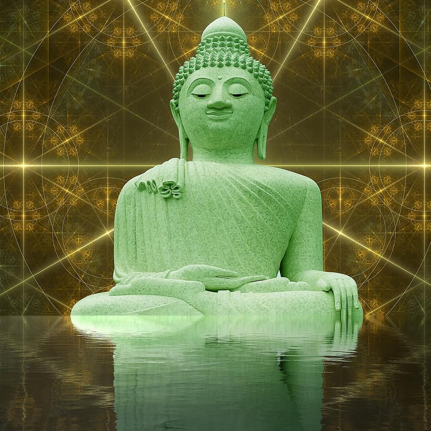 buddha, meditacija, zen, religinės, taika, ramus, budizmas, religija, dvasingumas, medituoti, statula