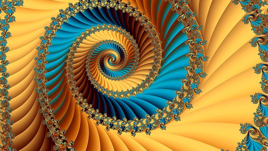 hd bakgrunnsbilde, fraktal, spiral, vortex, mønster, bakgrunn, abstrakt, bakgrunns, dekor, dekorative, symmetrisk