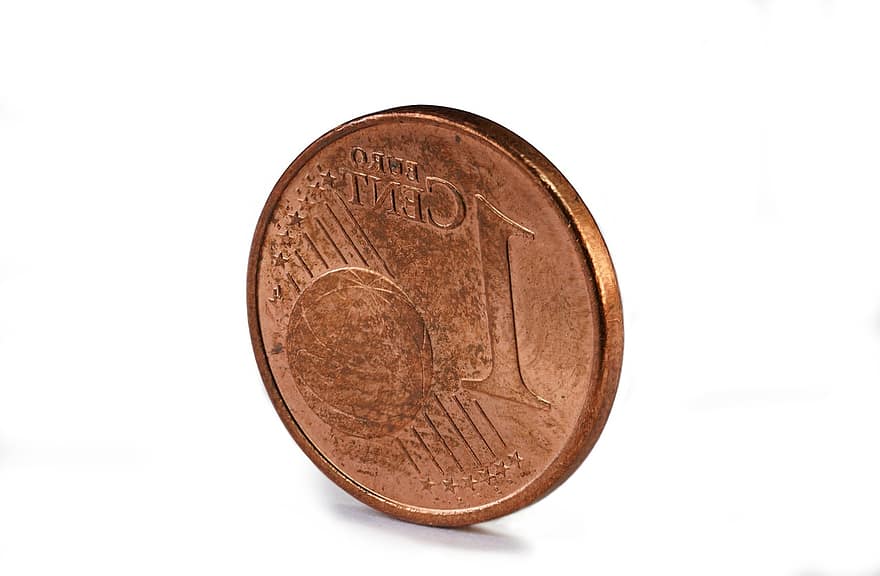 евро, цент, пари, валута, хлабава промяна, монета
